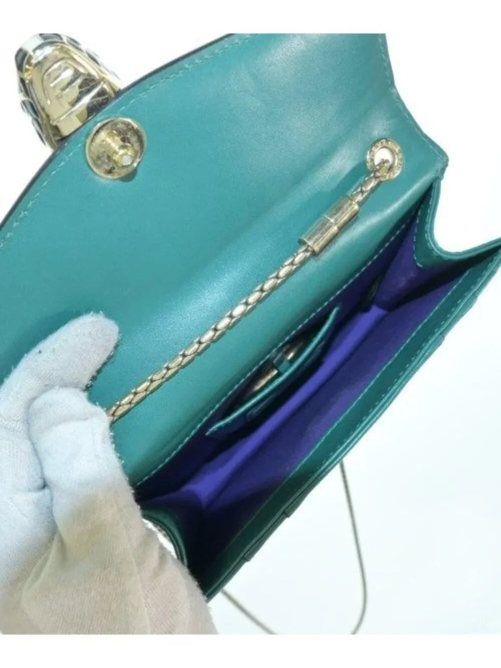 Bvlgari Shoulder Bag Green